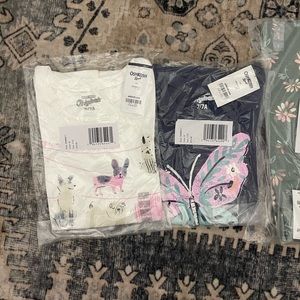 Brand new girls size 7 carters and Oshkosh lot.
